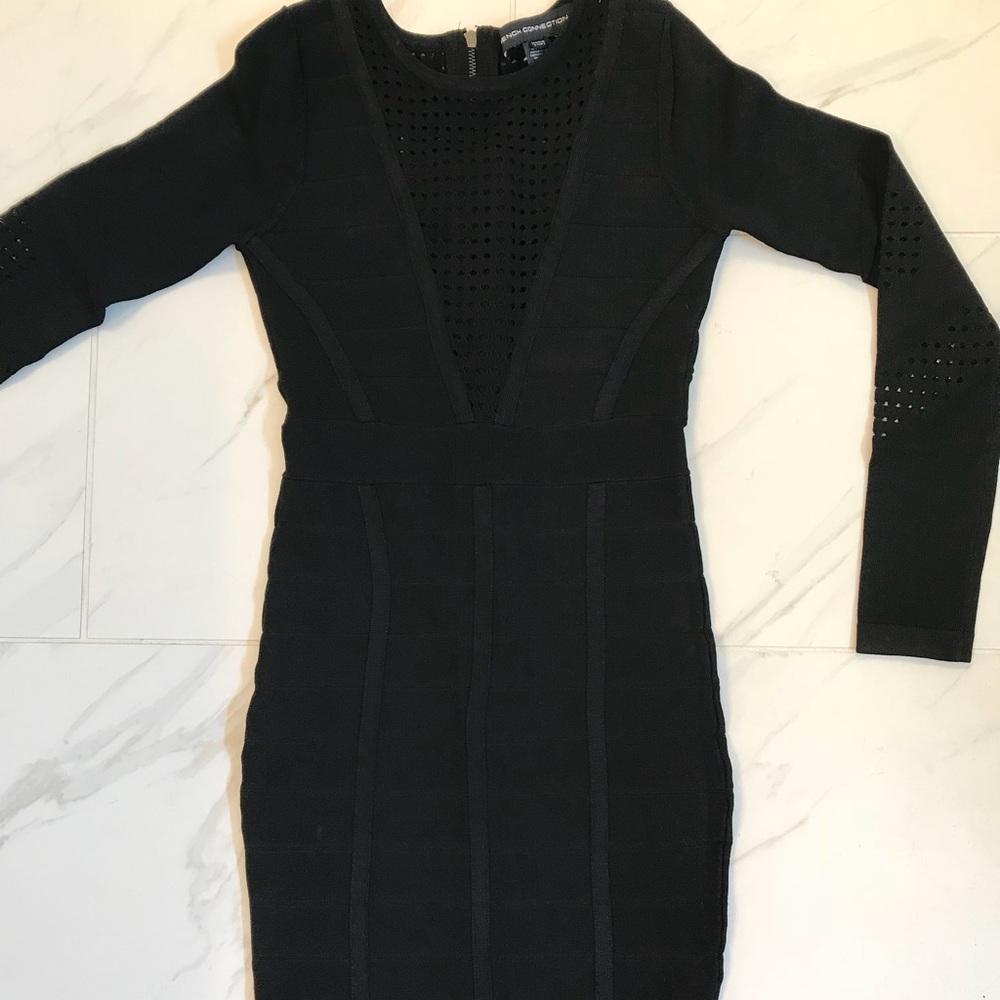 French Connection Duo Danni Knits Bandage Dress-2